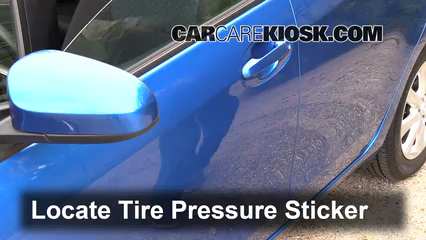 Toyota yaris tire pressure